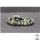 Perles en serpentine du Canada - Rondes/8mm - Grade AB+