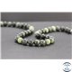Perles en serpentine du Canada - Rondes/8mm - Grade AB+