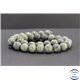 Perles en serpentine du Canada - Rondes/12mm - Grade AB+