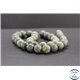 Perles en serpentine du Canada - Rondes/12mm - Grade AB+