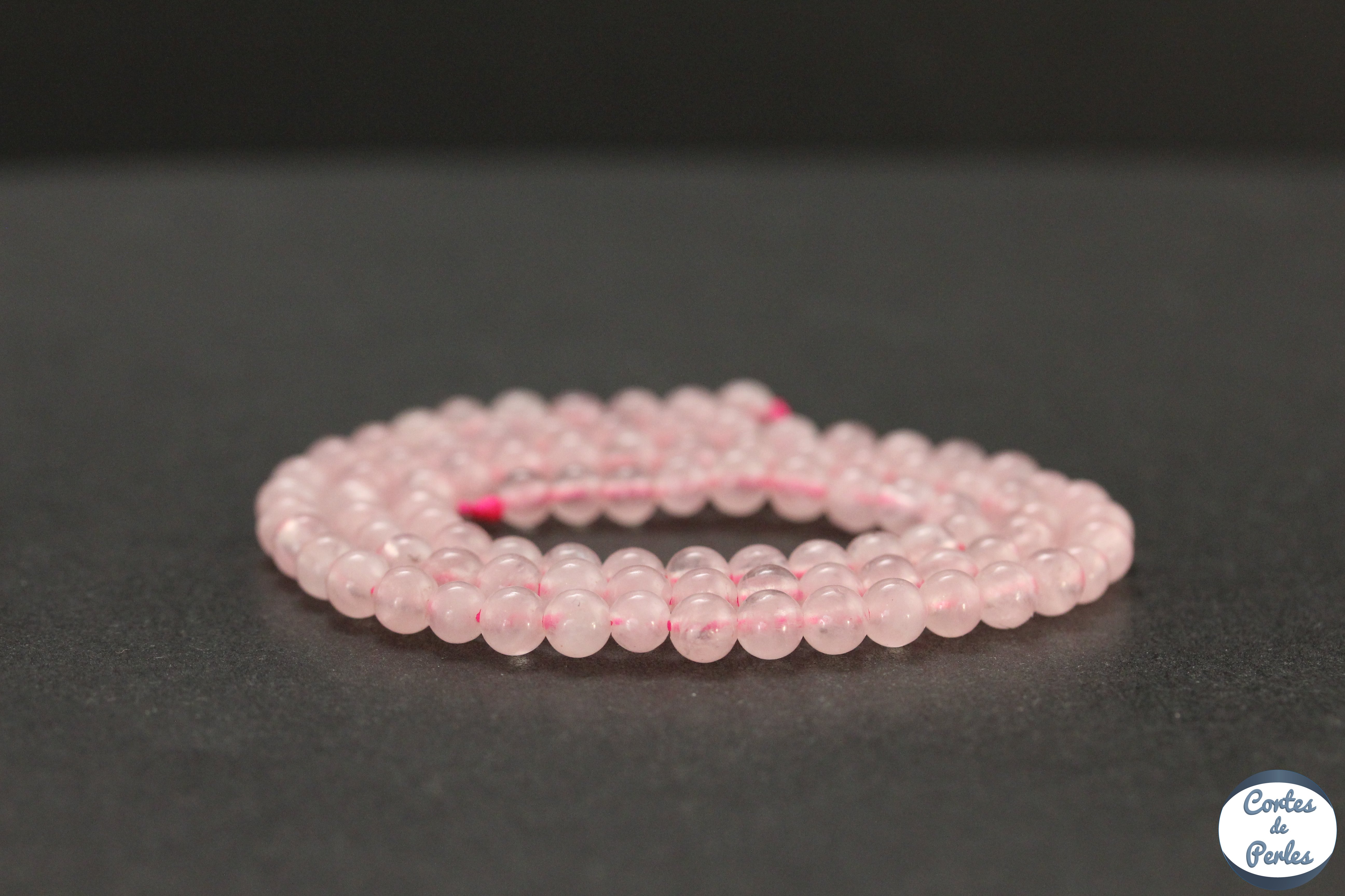 Vente en gros Perles de pierre naturelle Quartz Rose Améthystes Agates Perles  Pour la fabrication de bijoux Perles Bricolage Bracelet 2mm 3mm