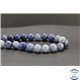 Perles en aventurine bleue - Rondes/10mm - Grade AB