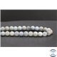 Perles en aigue-marine d'Afrique du Sud - Rondes/8mm - Grade B+