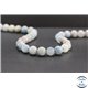 Perles en aigue-marine d'Afrique du Sud - Rondes/10mm - Grade B+