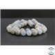 Perles en aigue-marine d'Afrique du Sud - Rondes/10mm - Grade B+