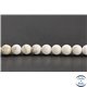 Perles en magnésite du Brésil - Rondes/6mm