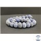 Perles dépolies en aventurine bleue - Rondes/10mm - Grade AB