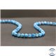 Perles en apatite light de Madagascar - Rondes/6mm - Grade A+