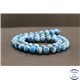 Perles en apatite light de Madagascar - Rondes/8mm - Grade A