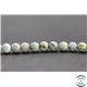 Perles en chrysocolle du Pérou - Rondes/6mm - Grade AB