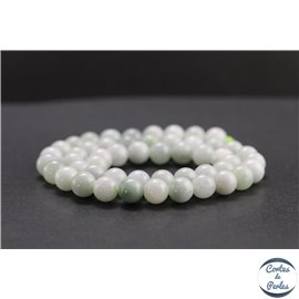 Perles en jadéite de Birmanie - Rondes/8mm - Grade AB