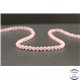 Perles en quartz rose de Madagascar - Rondes/4mm - Grade AA