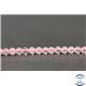 Perles en quartz rose de Madagascar - Rondes/4mm - Grade AA