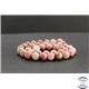 Perles en rhodonite de Russie - Rondes/10mm - Grade A