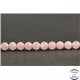 Perles facettées en quartz rose de Madagascar - Rondes/6mm - Grade A