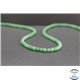 Perles dépolies en aventurine verte d'Inde - Rondes/4mm