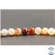 Perles en sardonyx de Madagascar - Rondes/6mm - Grade A