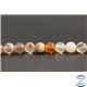 Perles en sardonyx de Madagascar - Rondes/6mm - Grade A