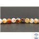 Perles en sardonyx de Madagascar - Rondes/6mm - Grade A