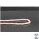 Perles facettées en quartz rose de Madagascar - Roues/4mm - Grade A