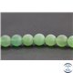 Perles dépolies en aventurine verte d'Inde - Rondes/10mm