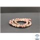 Perles en rhodonite de Russie - Rondes/6mm - Grade A