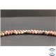 Perles en rhodonite de Russie - Rondes/6mm - Grade A