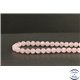 Perles facettées en quartz rose de Madagascar - Rondes/8mm - Grade A