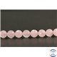 Perles facettées en quartz rose de Madagascar - Rondes/8mm - Grade A