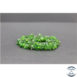 Perles en diopside de Russie - Chips/4-10mm - Grade A