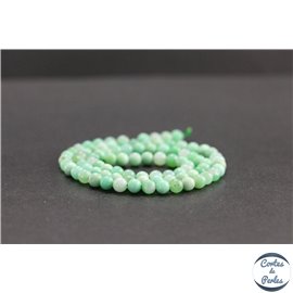 Perles en chrysoprase d'Australie - Rondes/4mm - Grade AA