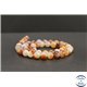 Perles en sardonyx de Madagascar - Rondes/8mm - Grade A