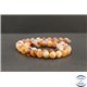 Perles en sardonyx de Madagascar - Rondes/8mm - Grade A