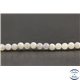 Perles en calcédoine de Turquie - Rondes/4mm - Grade AB+