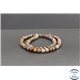 Perles en opale marron de Madagascar - Rondes/6mm - Grade A