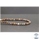 Perles en opale marron de Madagascar - Rondes/6mm - Grade A