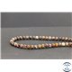 Perles en opale marron de Madagascar - Rondes/6mm - Grade A