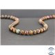 Perles en opale marron de Madagascar - Rondes/8mm - Grade A