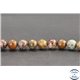 Perles en opale marron de Madagascar - Rondes/8mm - Grade A