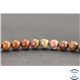 Perles en opale marron de Madagascar - Rondes/8mm - Grade A