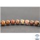 Perles en opale marron de Madagascar - Rondes/8mm - Grade A