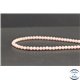 Perles en opale rose de Madagascar - Rondes/4mm - Grade A