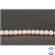 Perles en opale rose de Madagascar - Rondes/4mm - Grade A