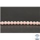 Perles en opale rose de Madagascar - Rondes/4mm - Grade A