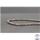 Perles en obsidienne neige marron du Mexique - Rondes/4mm - Grade AB