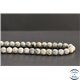 Perles en jaspe K2 du Pakistan - Rondes/8mm - Grade AB