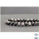 Perles en obsidienne argentée du Mexique - Rondes/10mm - Grade A
