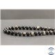 Perles en obsidienne argentée du Mexique - Rondes/8mm - Grade A