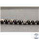 Perles en obsidienne argentée du Mexique - Rondes/8mm - Grade A