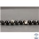 Perles en obsidienne argentée du Mexique - Rondes/8mm - Grade A